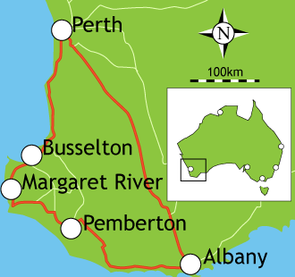 Dunsborough Map